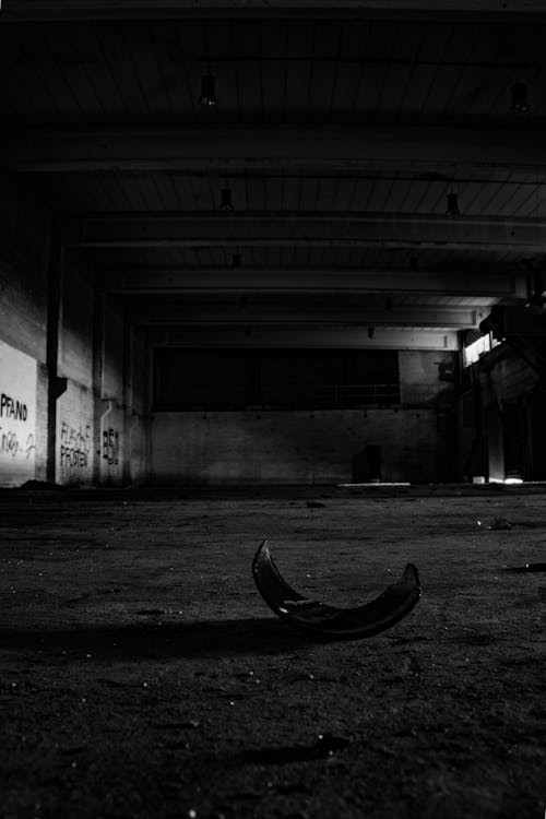 Free stock photo of abandoned building, black, black and white Stock Photo