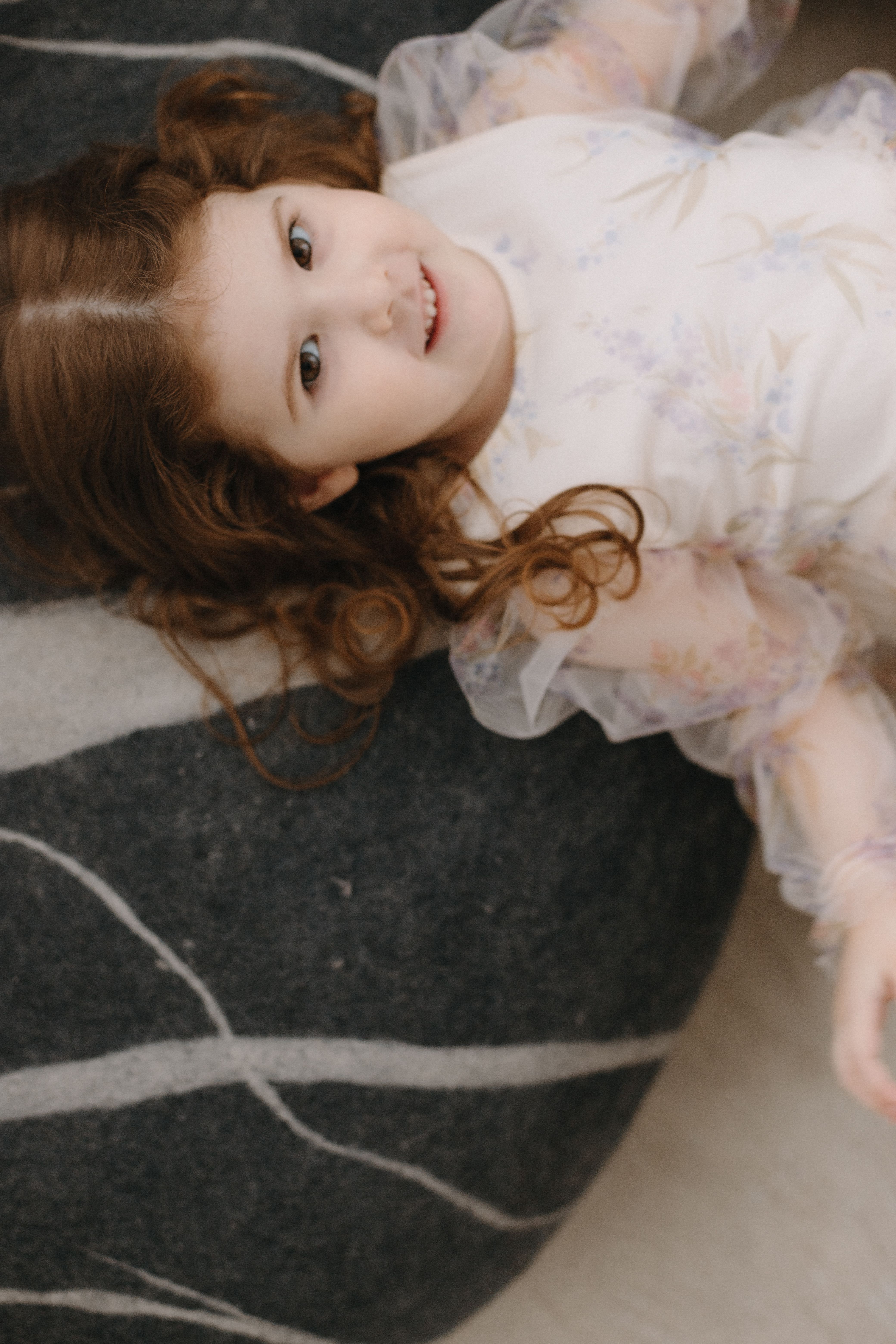 Portrait of Little Girl Wearing White Dress · Free Stock Photo