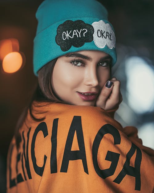 Photo of a Woman Wearing Beanie