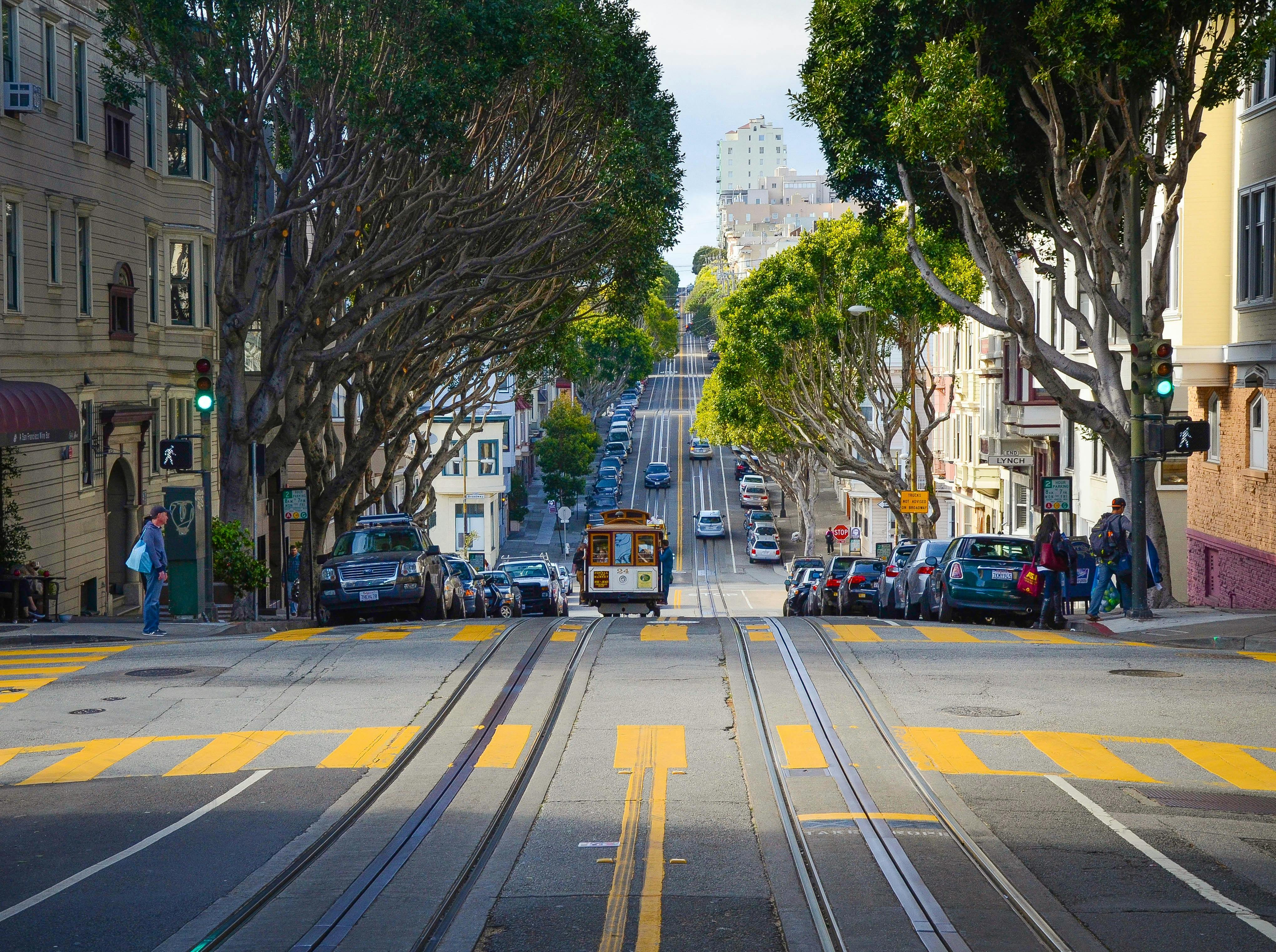 view of city street