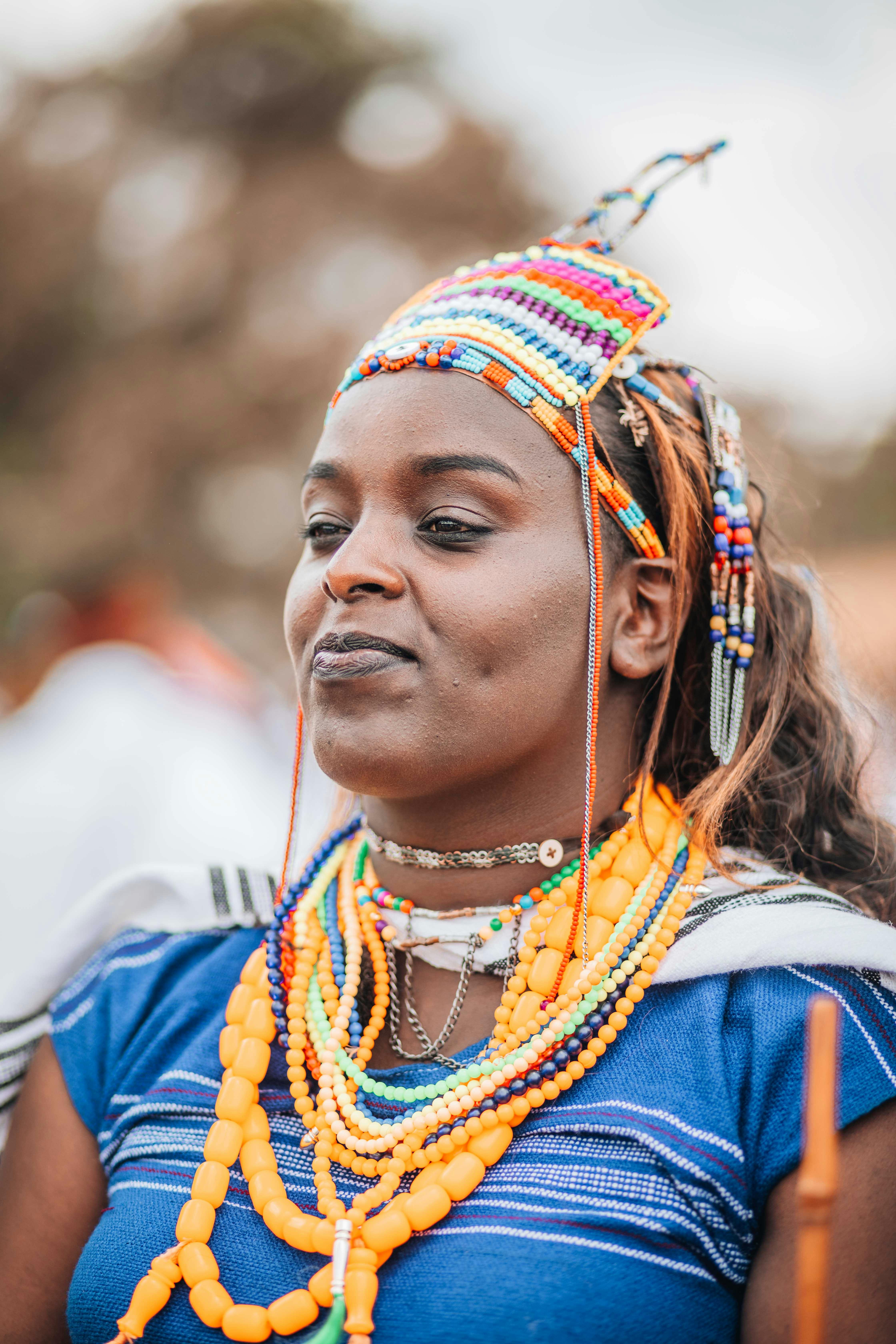 performer in folklore costume