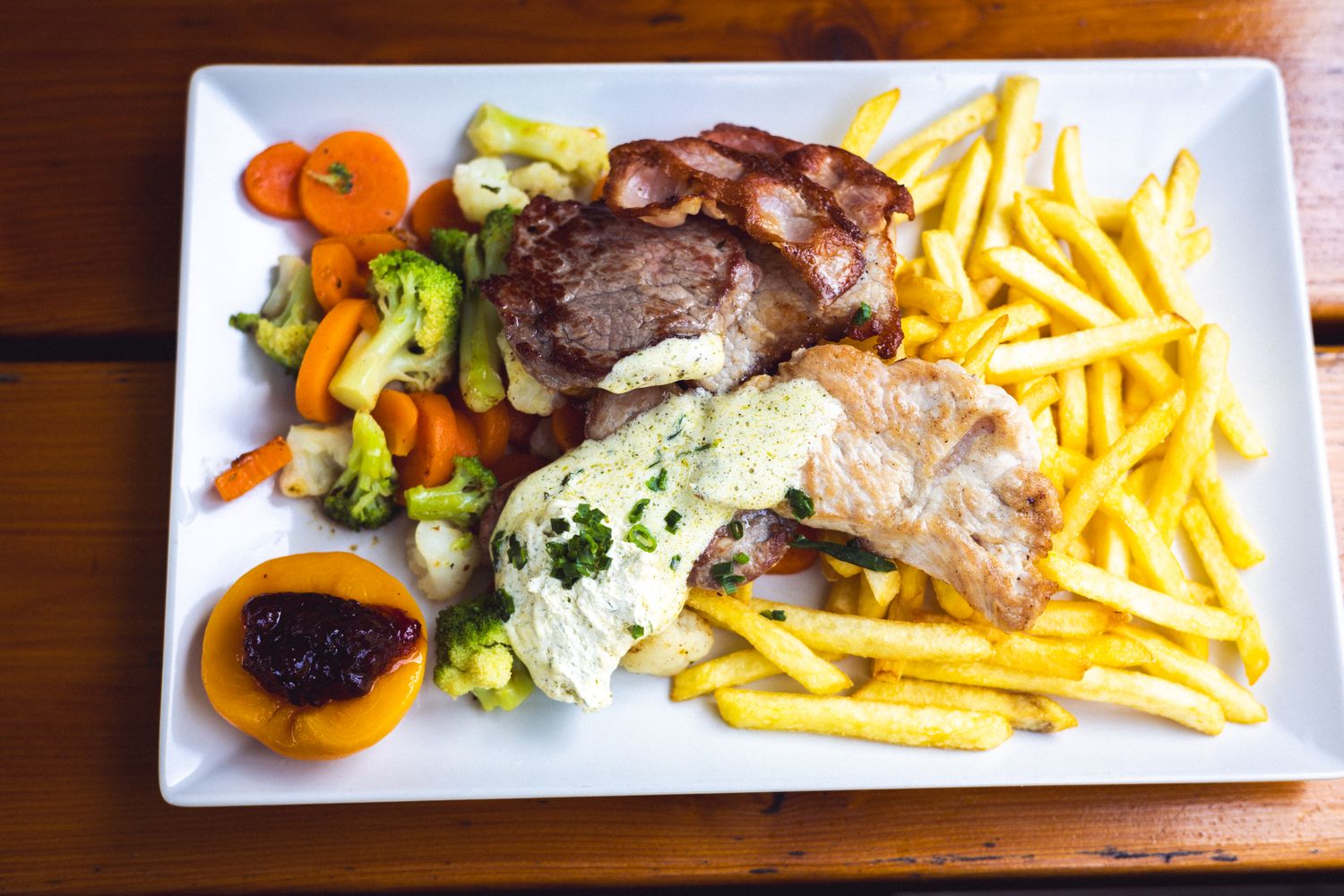 Twice-Cooked Flank Steak with Peppercorn Sauce