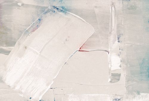 Free Abstract white and blue textured painting on canvas with broad brush strokes and subtle hues. Stock Photo