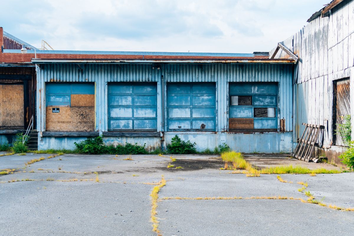 Agricultural metal building in eastern North Carolina