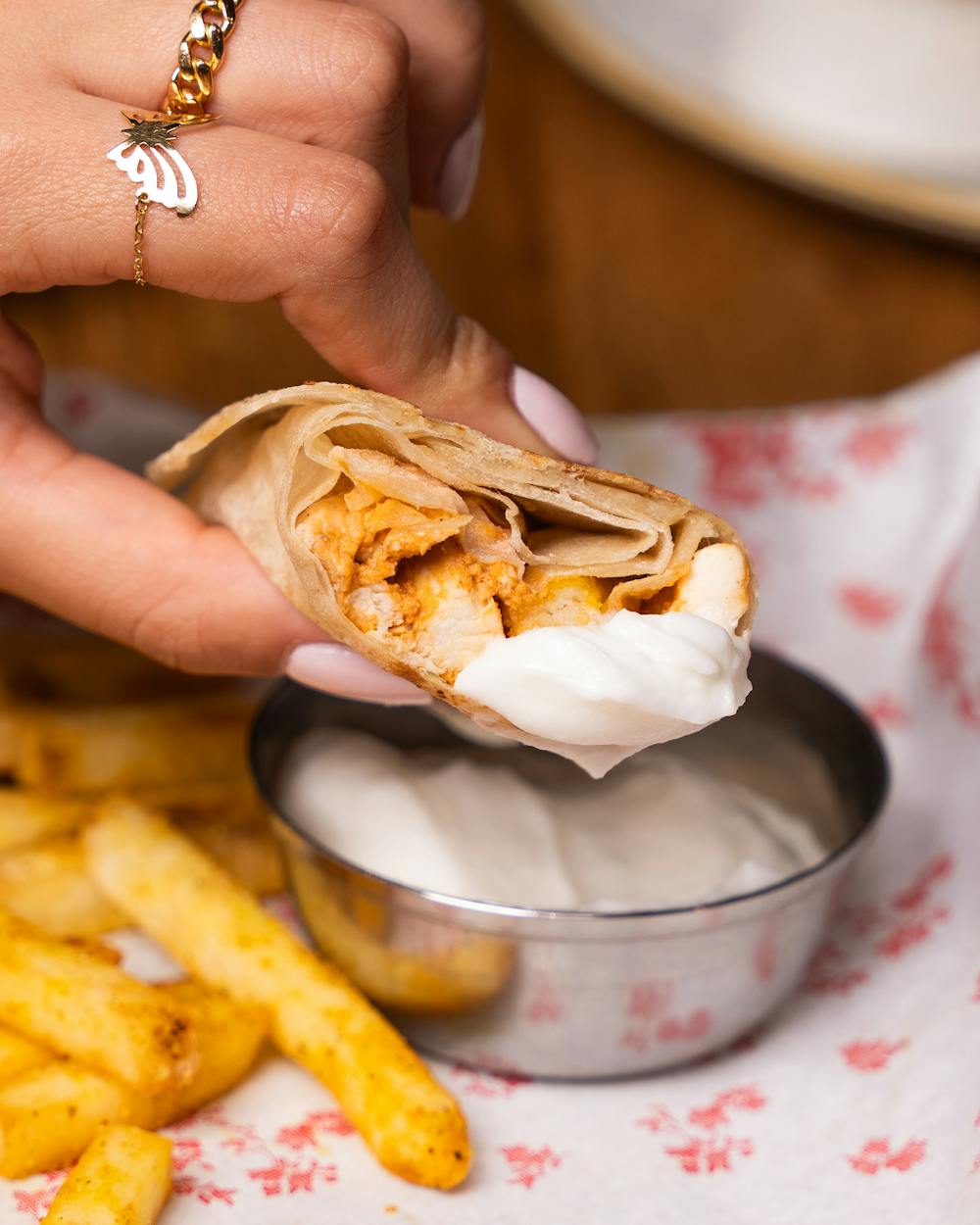 Crispy Chicken Caesar Wrap