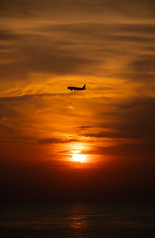 Ilmainen kuvapankkikuva tunnisteilla aamu, appelsiini, auringonlasku