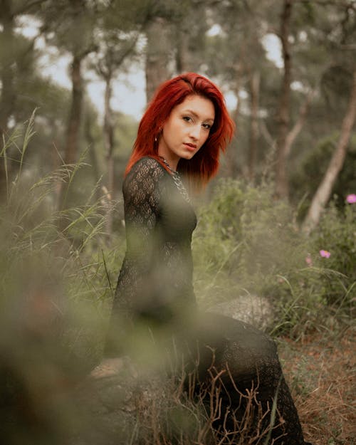 Free stock photo of femalemodel, forest, forrest