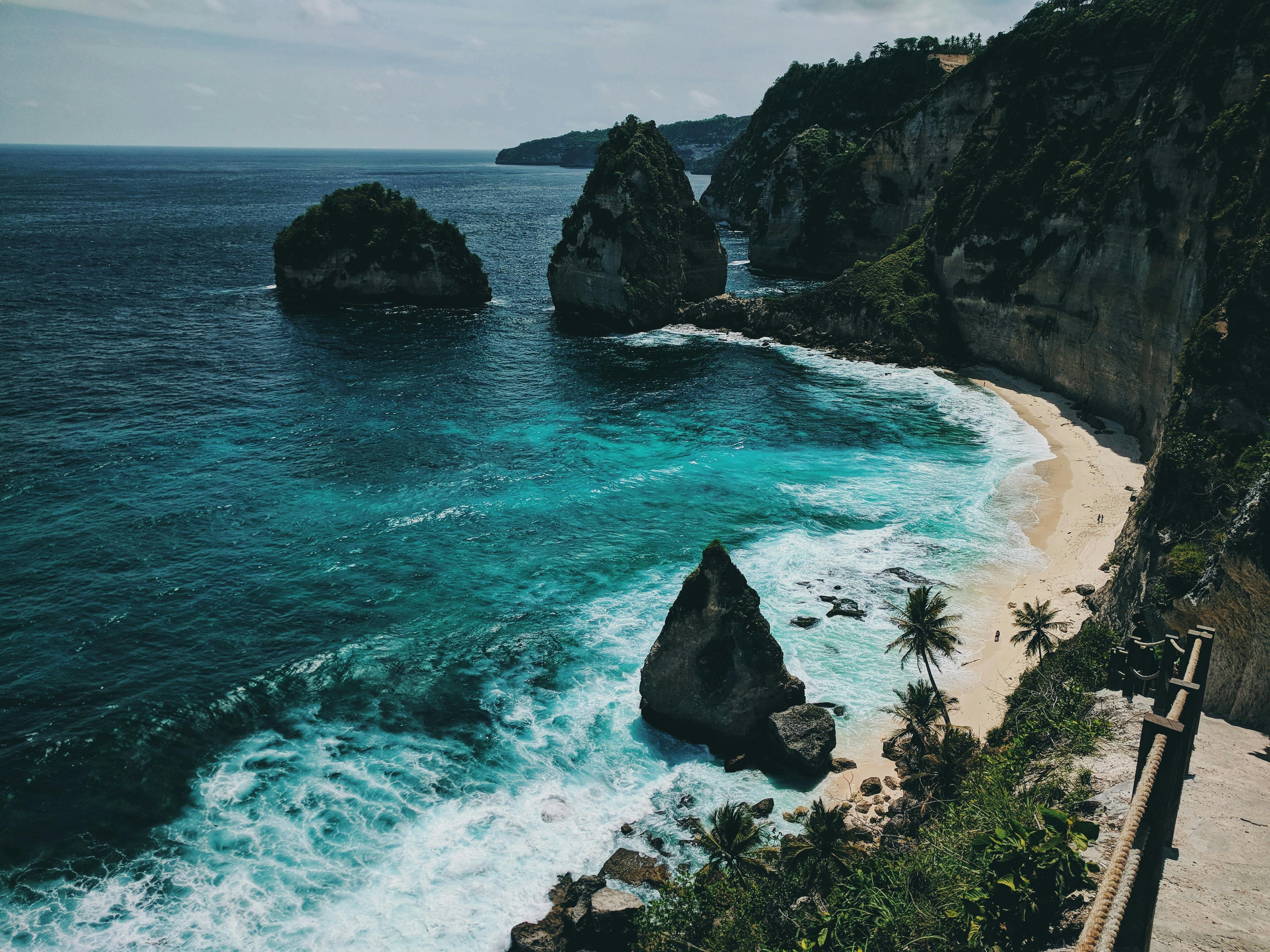 Aerial View of Coastal Area · Free Stock Photo