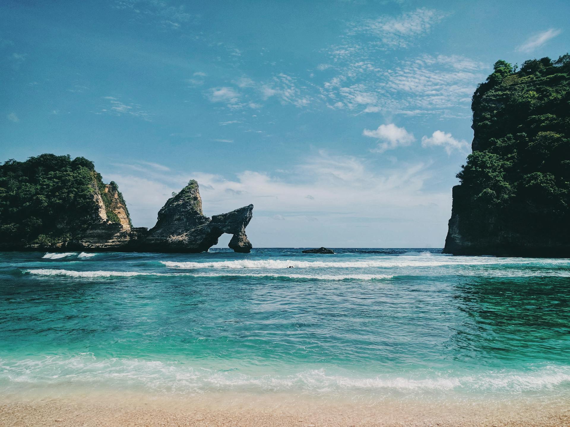 Scenic View Of Ocean During Daytime