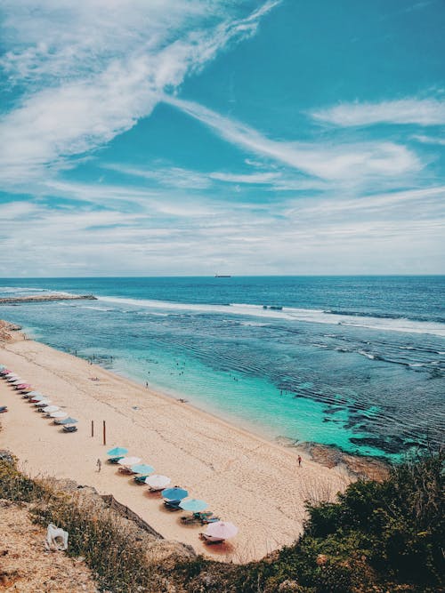 Bird's Eye View Of Ocean During Daytime