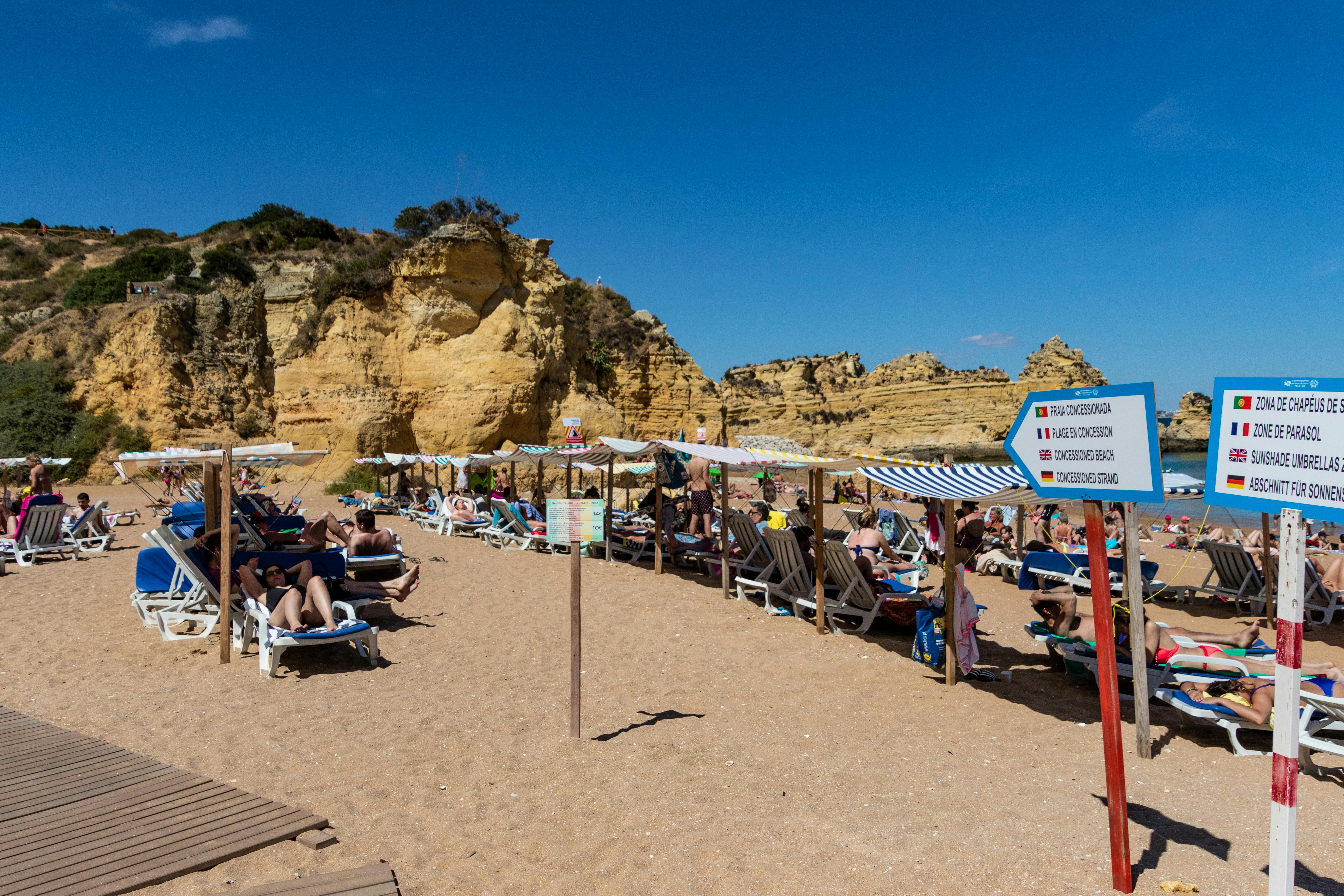 Free Stock Photo Of Algarve Beach Blue Sky