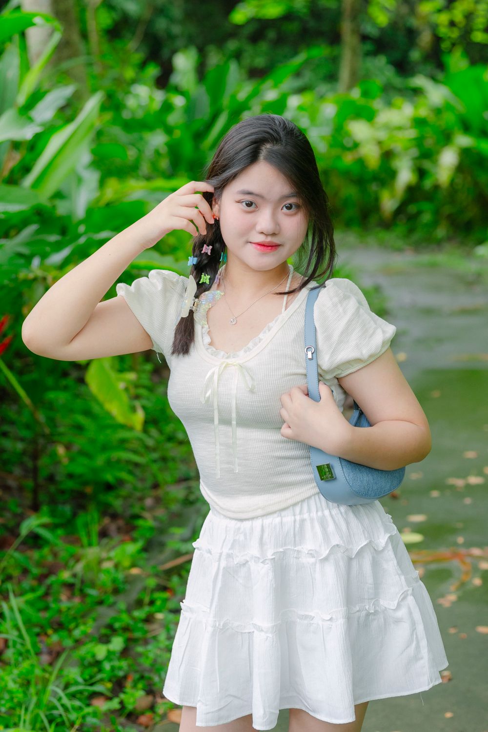 Portrait of a Woman Wearing a Dress · Free Stock Photo