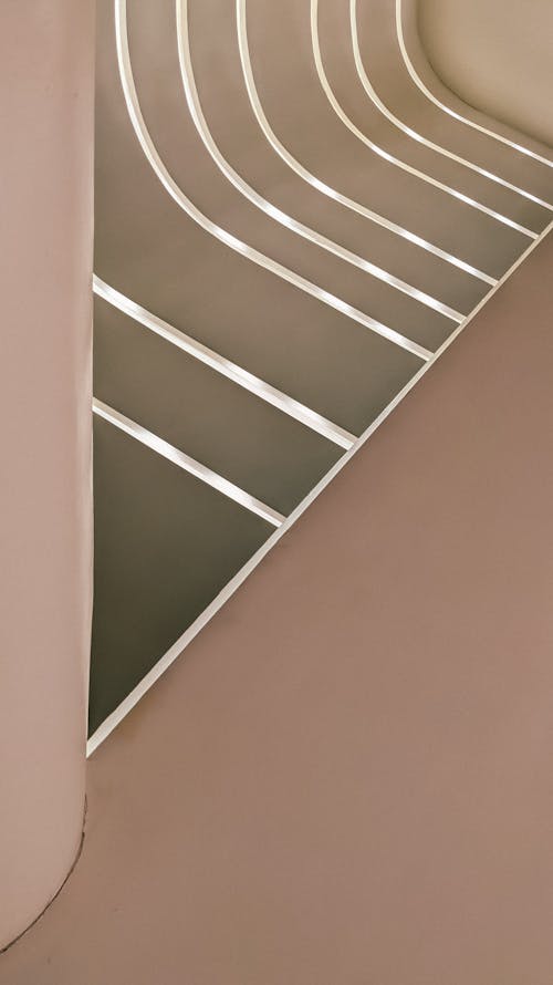 The abstract view. A row of curval lines pulled out to the narrow corner. The minimalist concept