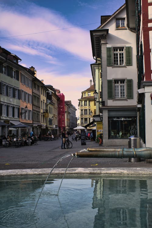 Photos gratuites de lumières de la ville, suisse, vieille ville