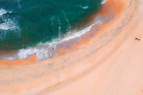 Top View Photo of Seashore