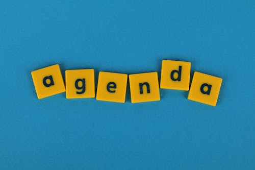 Free stock photo of agenda