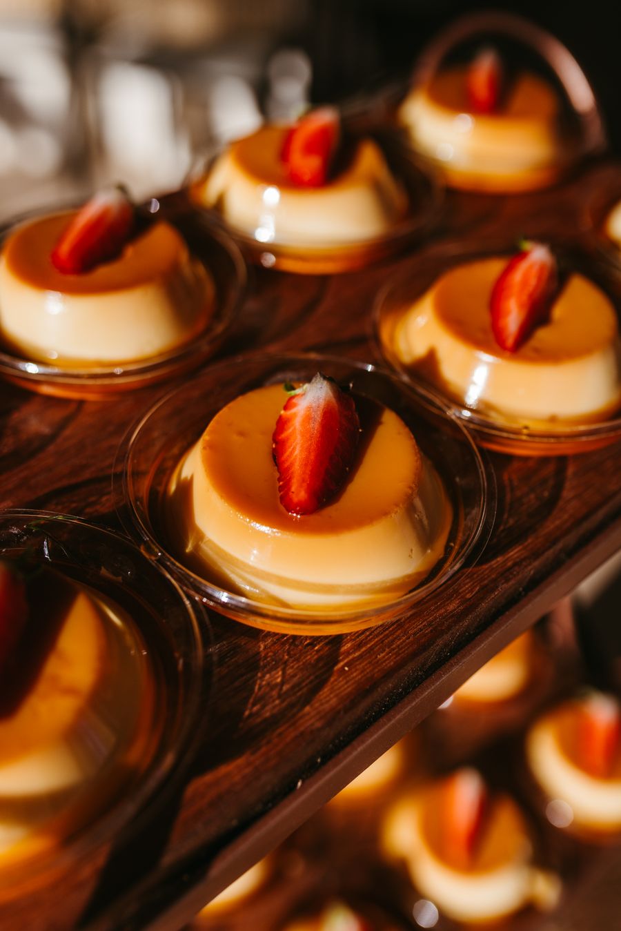 Postre con caramelo