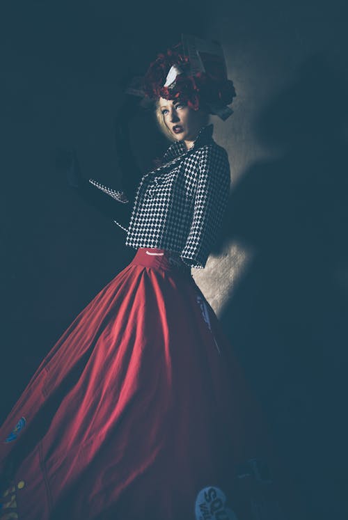 Photo Of Woman Wearing Red Dress