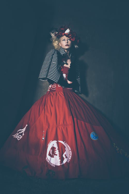 Photo Of Woman Wearing Red Dress