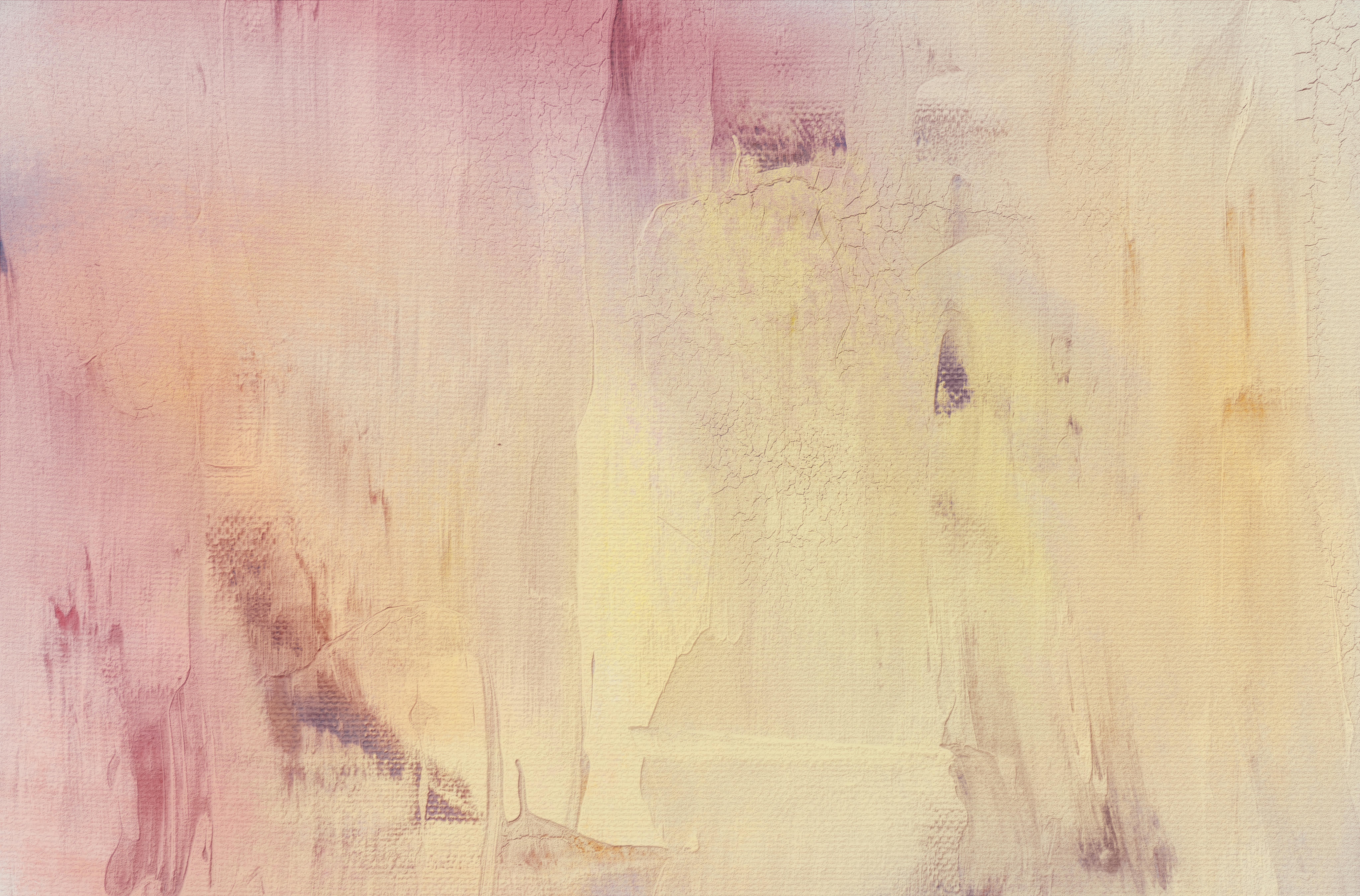 Yellow and Pink Abstract Painting · Free Stock Photo