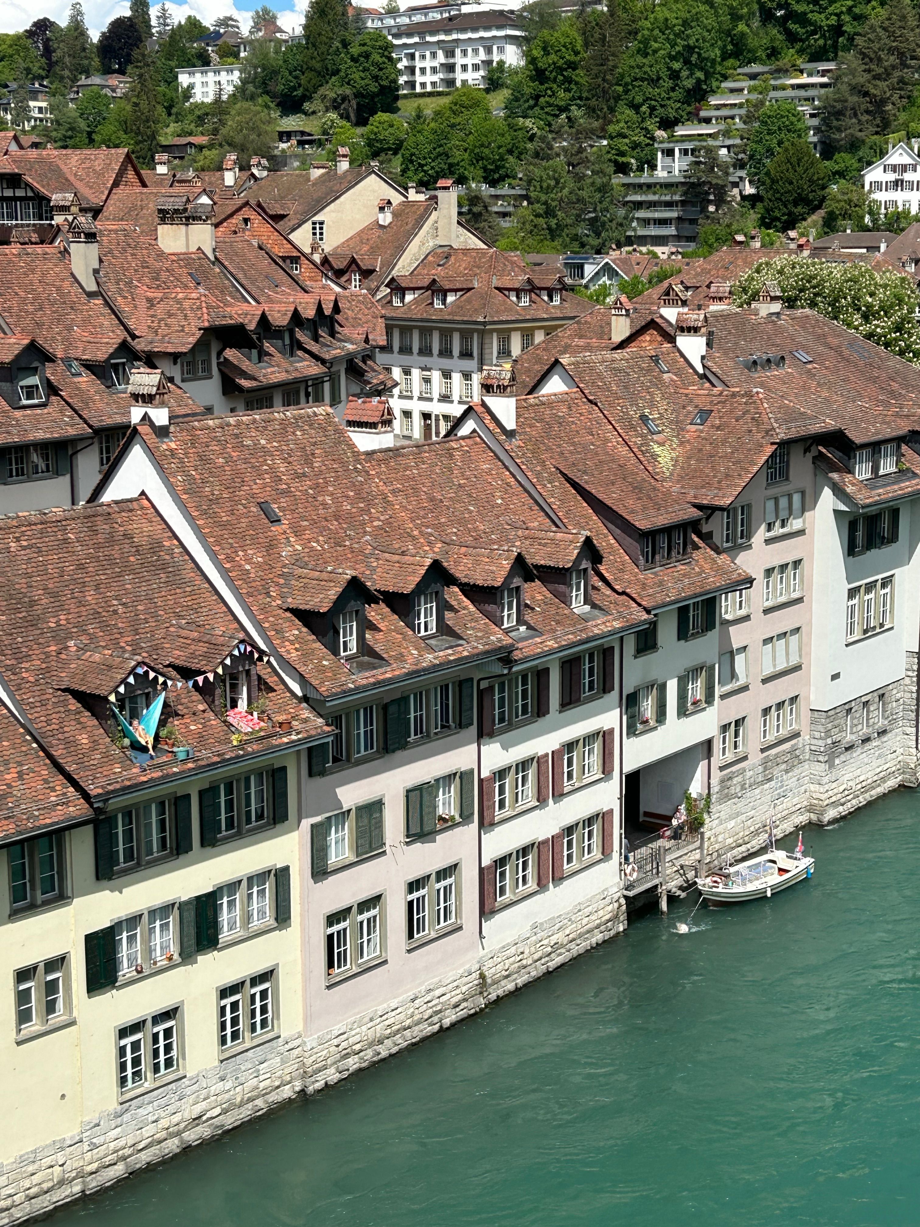 Townhouses in Old City of Bern in Switzerland · Free Stock Photo