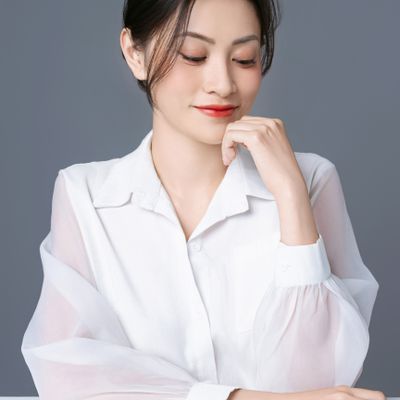 White Button-Up Blouse