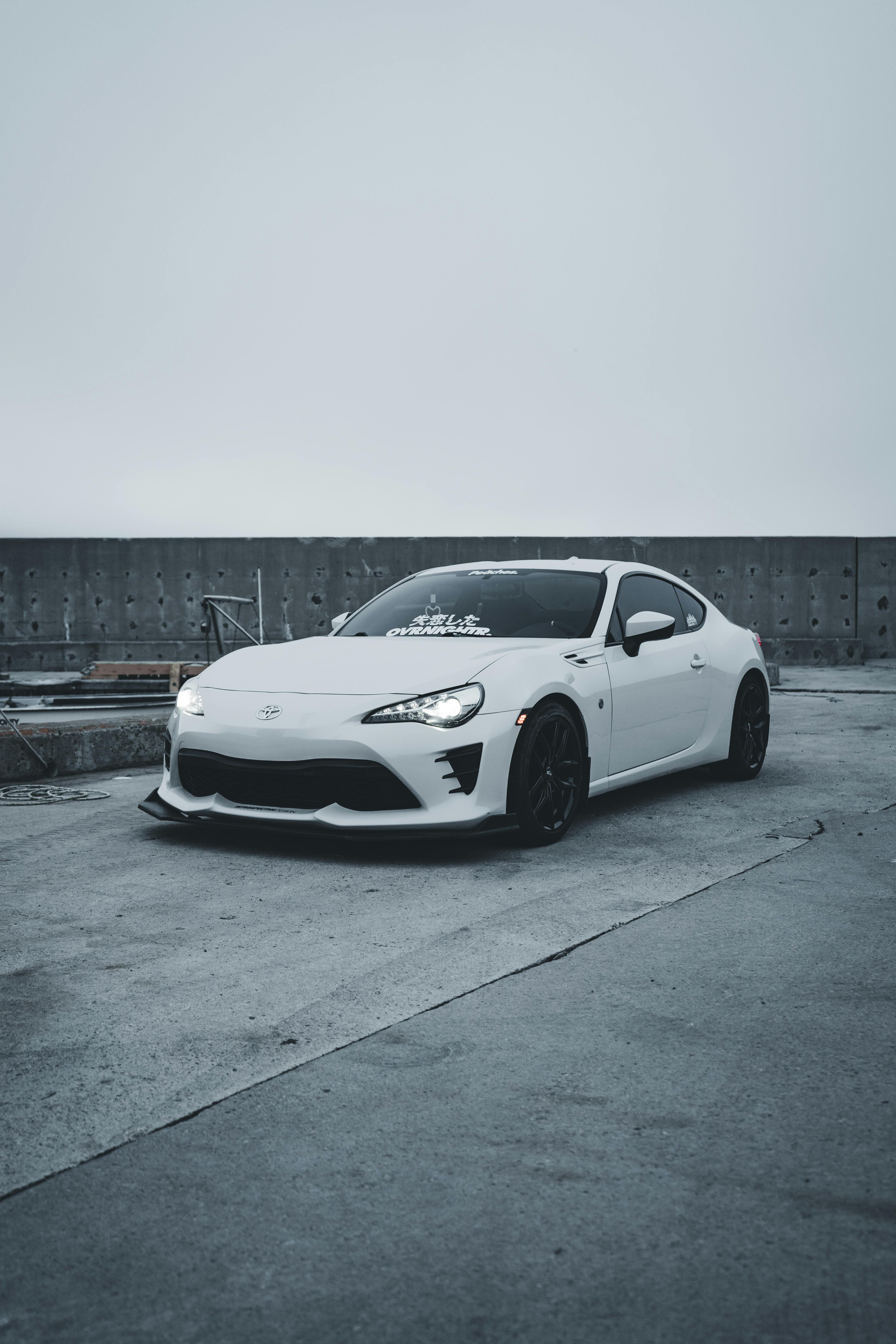 White Toyota GT86 Free Stock Photo
