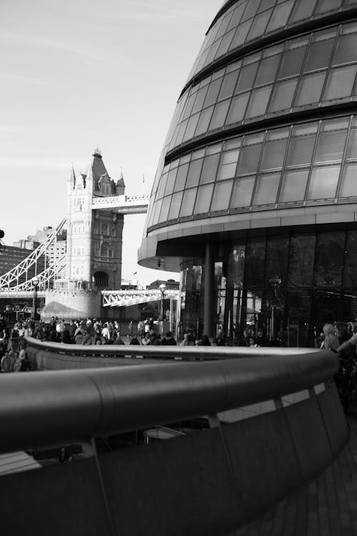 Δωρεάν στοκ φωτογραφιών με Tower Bridge, δημαρχείο του Λονδίνου, κτήριο δημάρχου του Λονδίνου