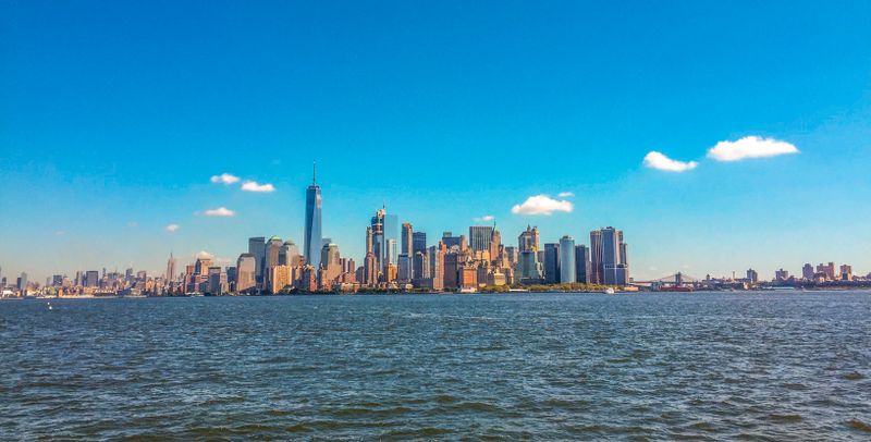 New York City skyline on a clear day