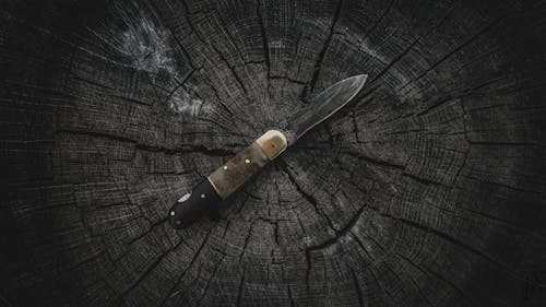 Free Folding Knife  Stock Photo