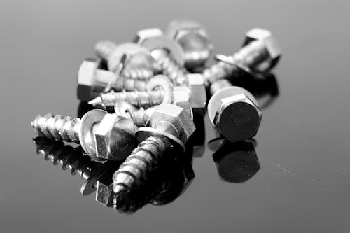 Silver Screw Bolts