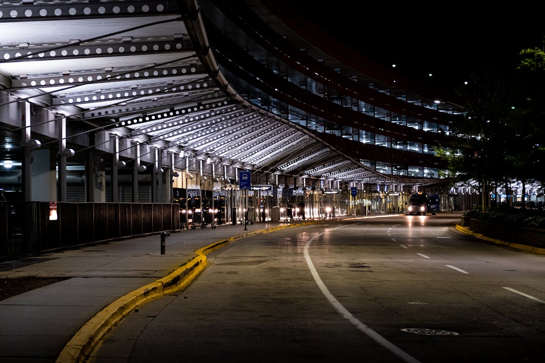 Photo of O'Hare Airport During Nighttime