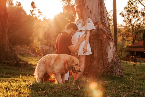 Man And Woman Expecting A Baby