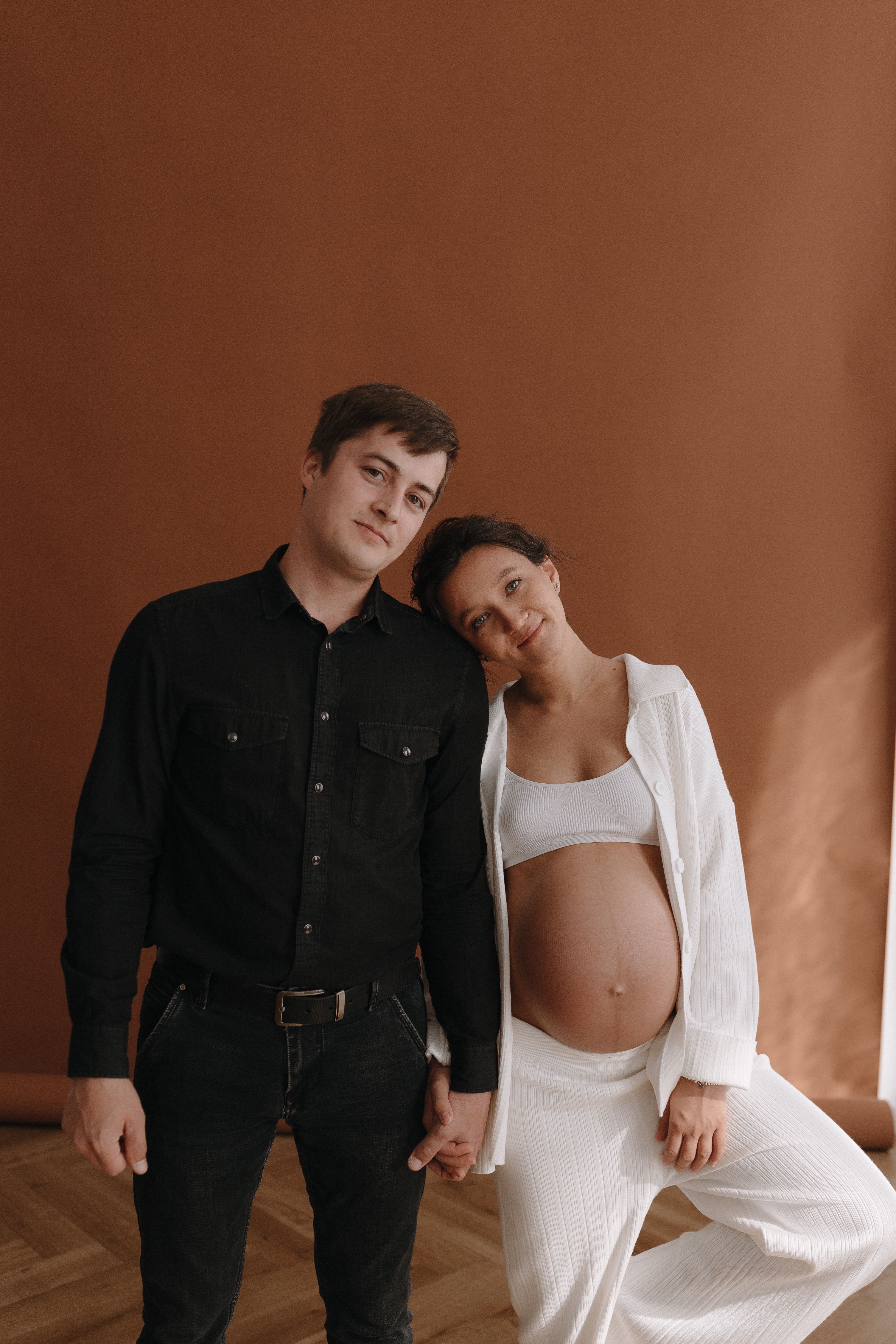 Portrait of Man with Pregnant Woman · Free Stock Photo