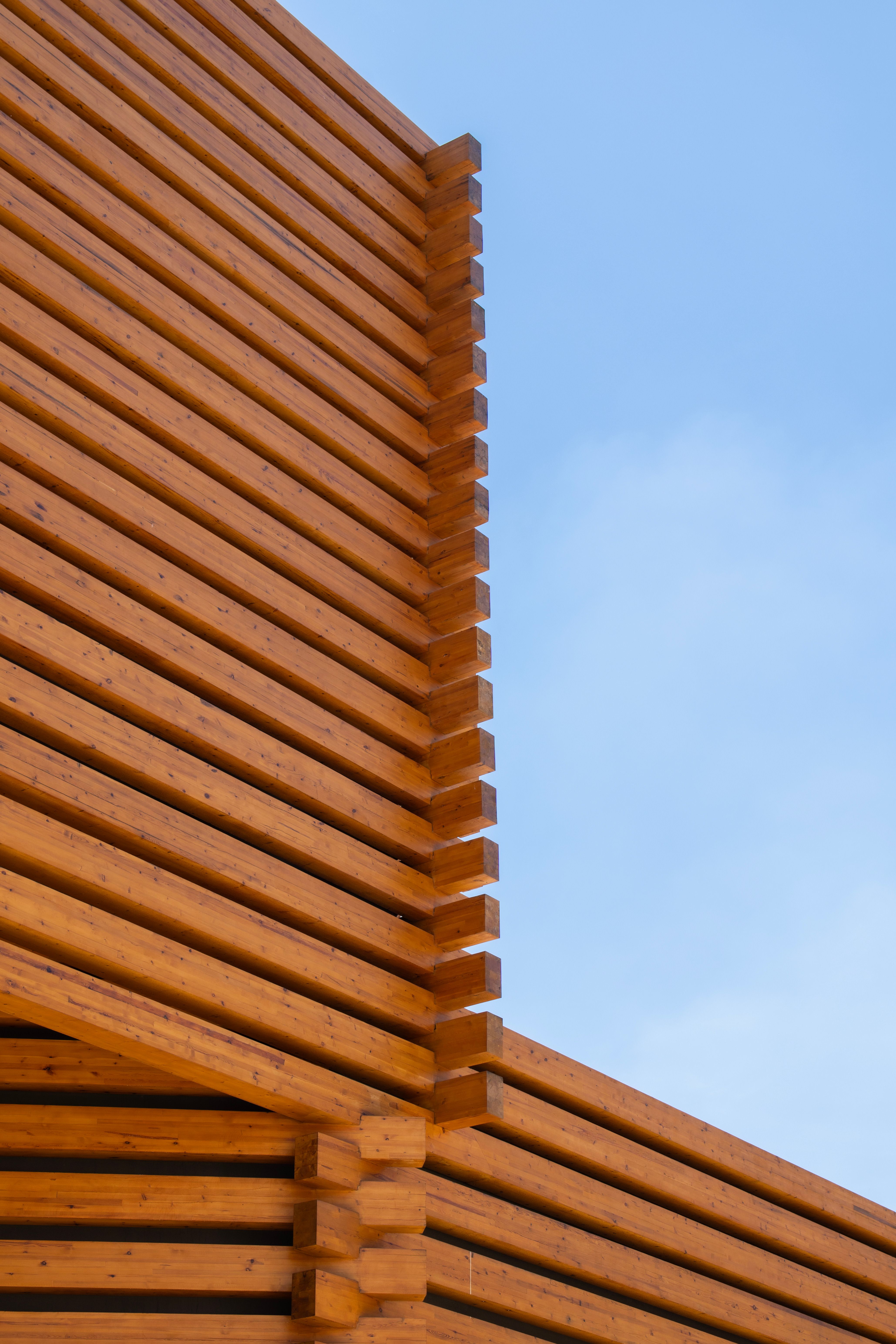 Détail Bardage en bois à Namur - Creative Solution