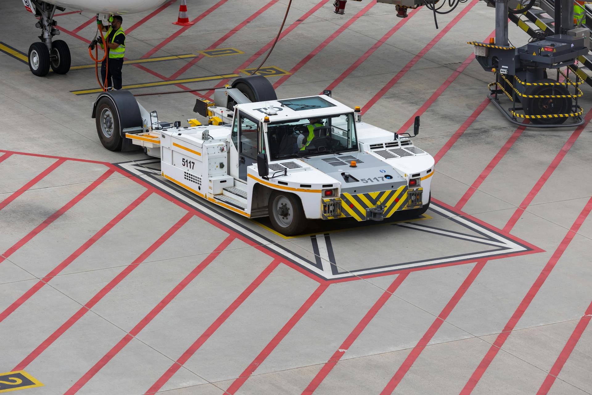 A Vehicle at an Airport