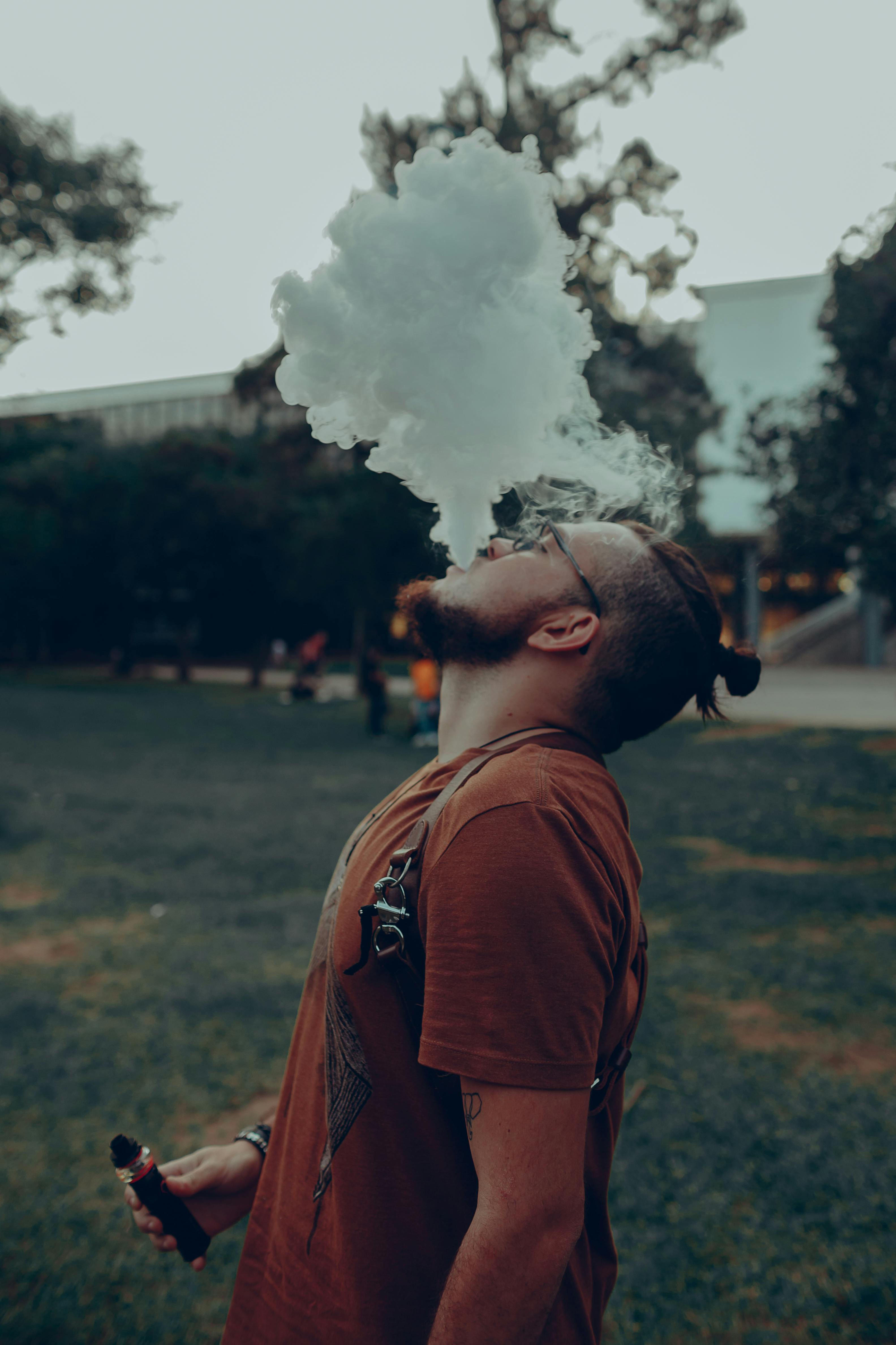 Photo of Man Vaping · Free Stock Photo