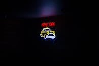 Neon Taxi Light