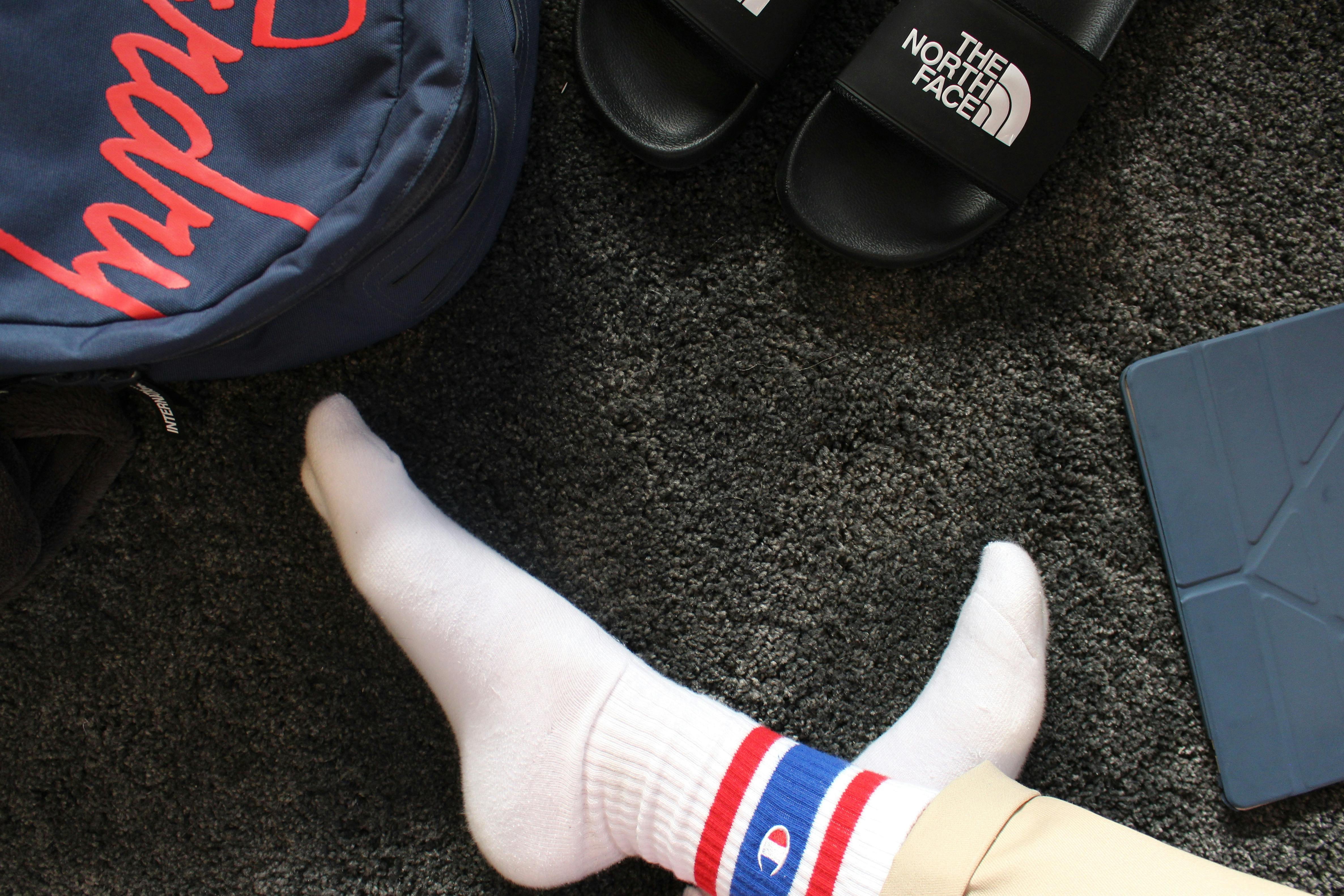 Pair of White Champion Socks