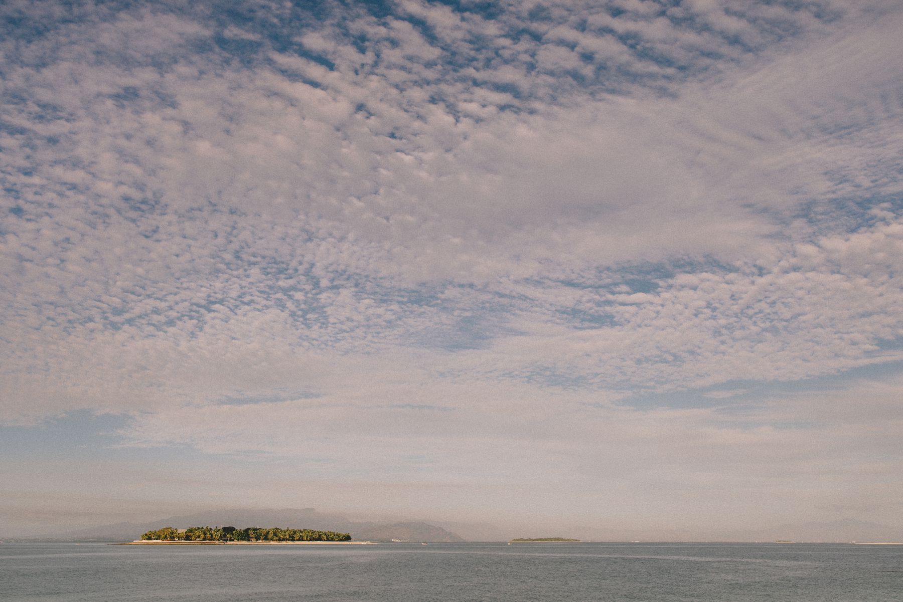 Small tropical island seen from Nadi, Fiji