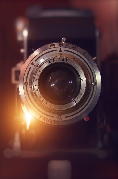 Close-Up Photo of Camera Lens