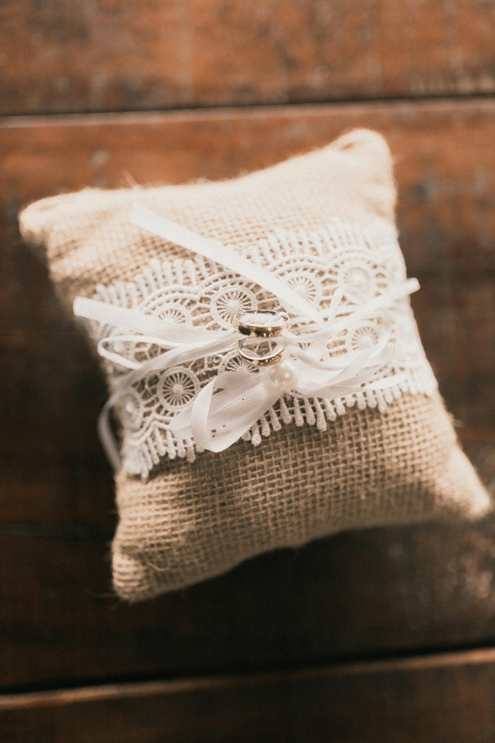 Batik Burlap Pillows