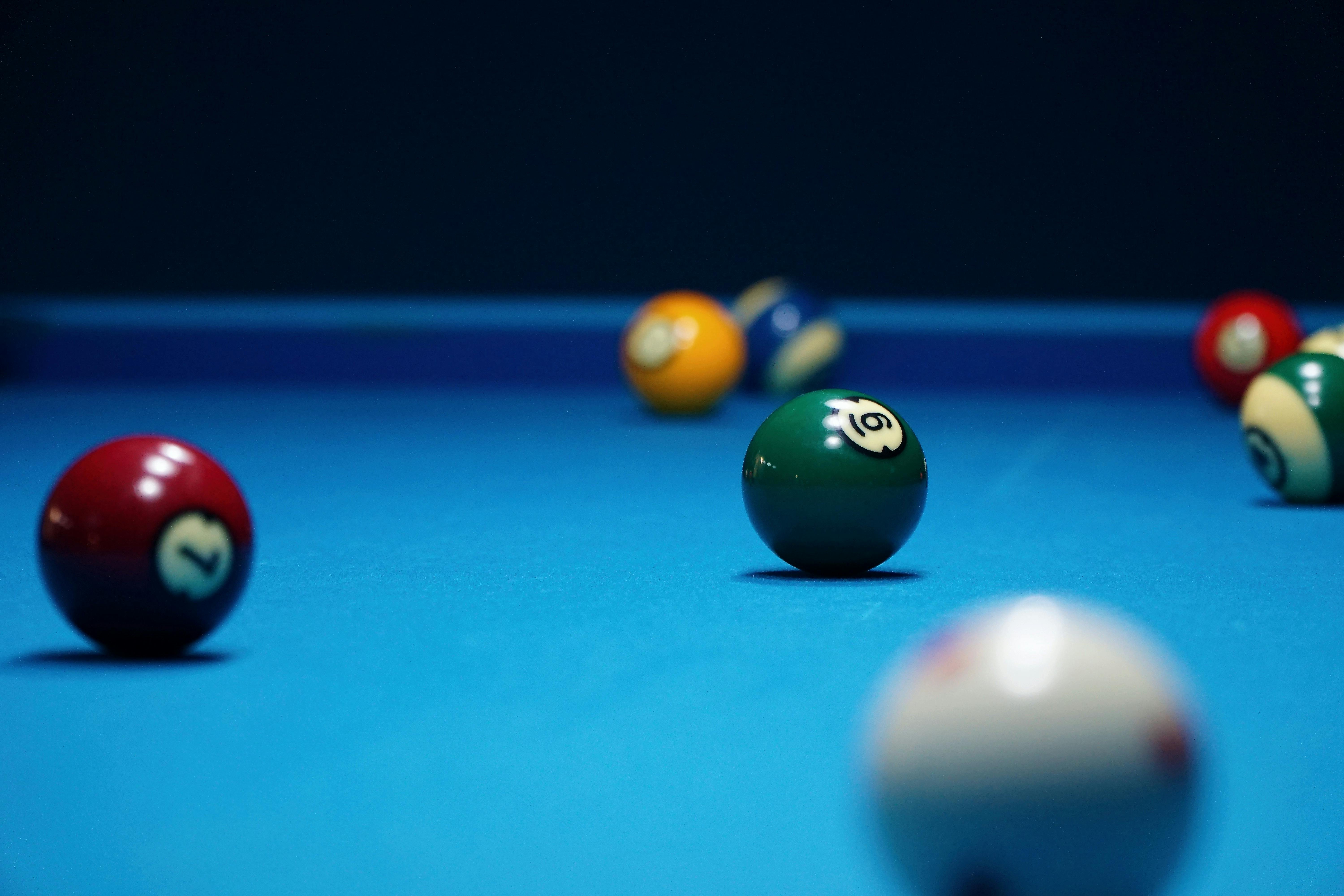 Ucretsiz Bilardo Bilardo Masasi Durus Stok Fotografi