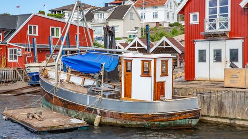 Free stock photo of fishing boat, wooden boat Stock Photo