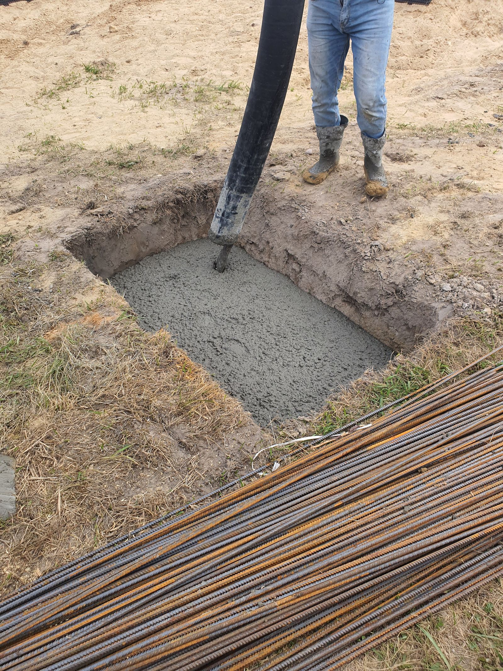 Excavation and site prep in progress