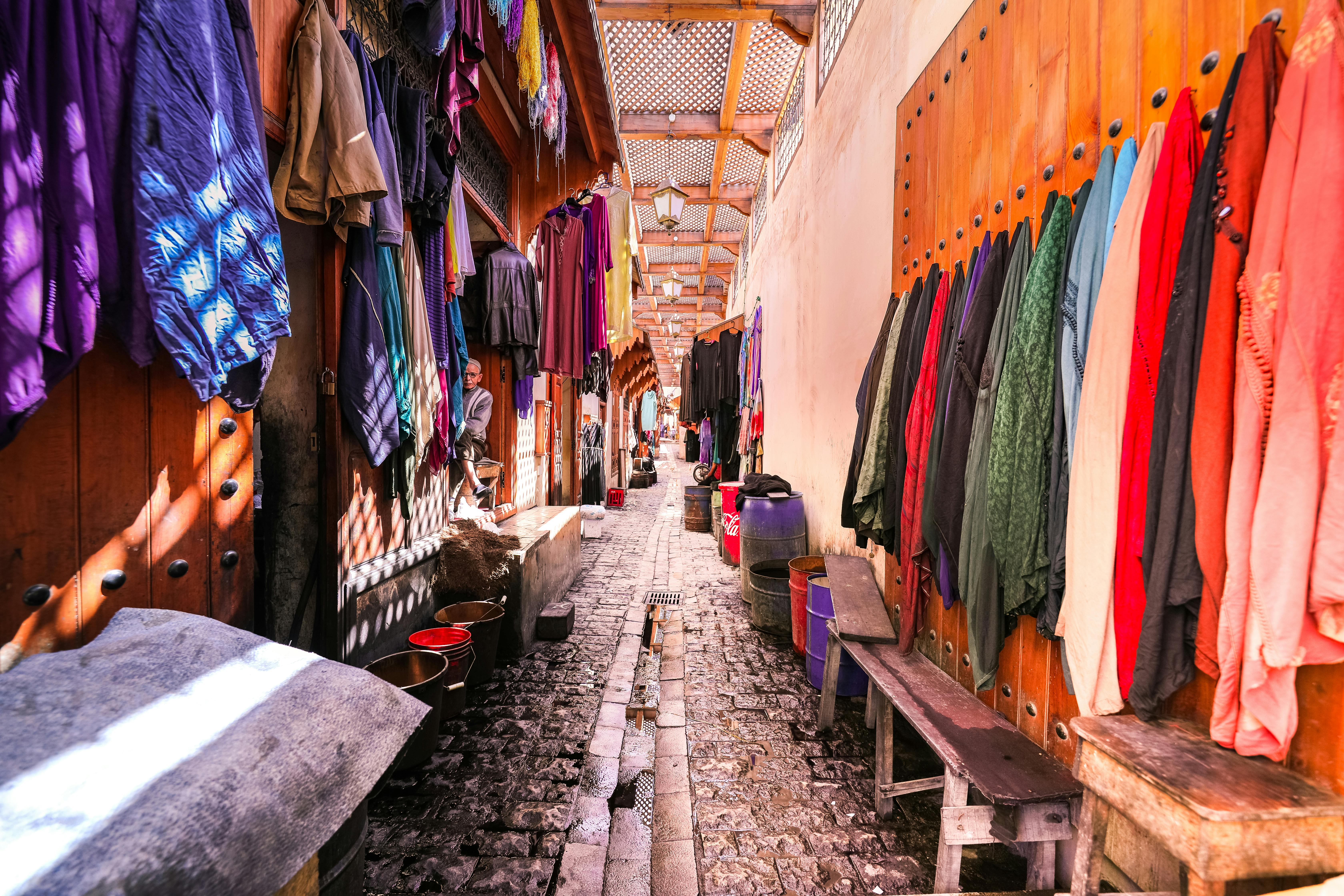 An image of a thrift market overseas