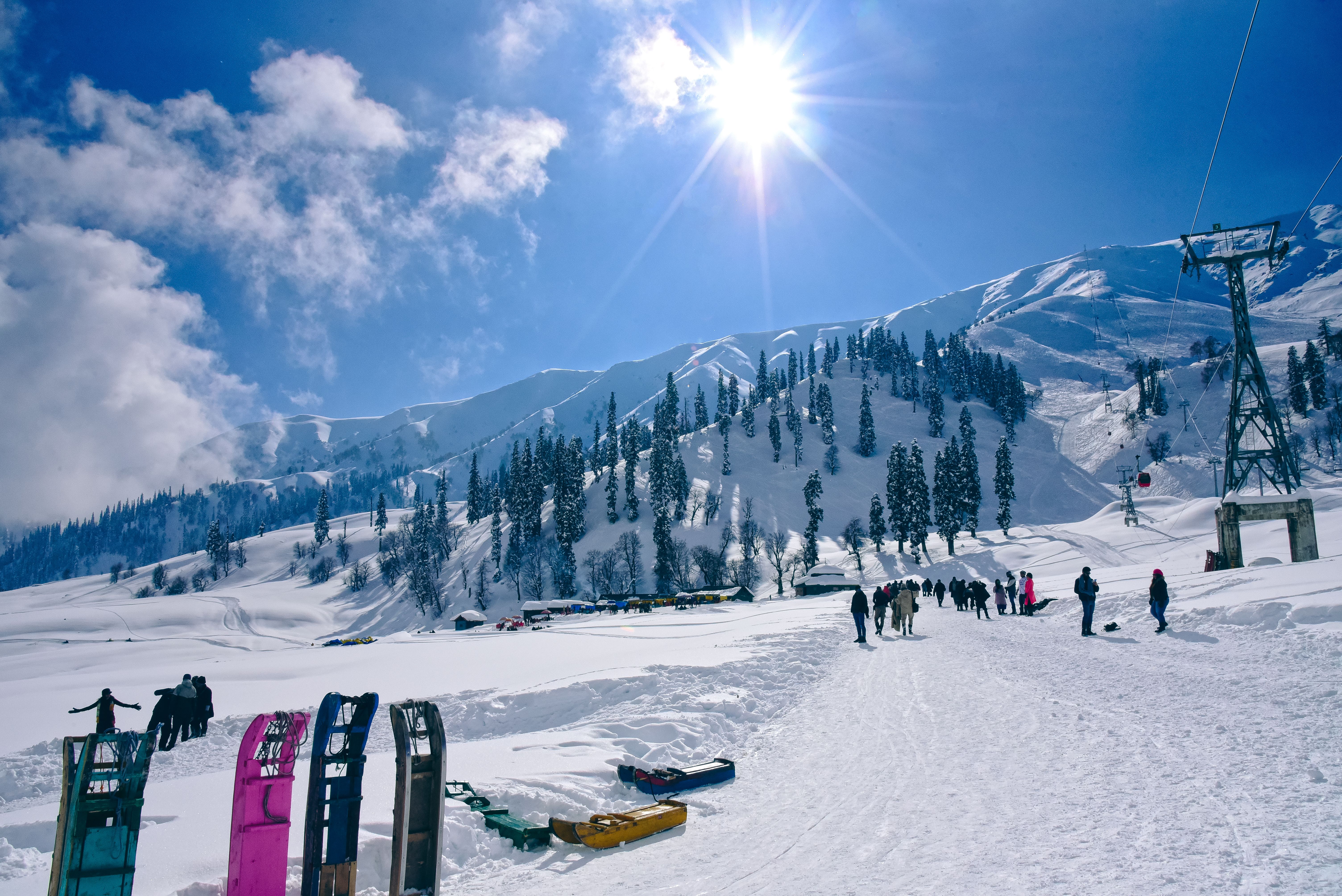Skiing in Kufri