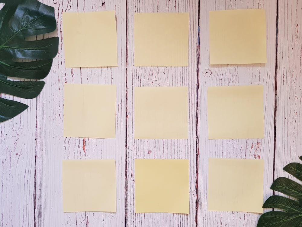 Free Yellow Paper Lot Stock Photo