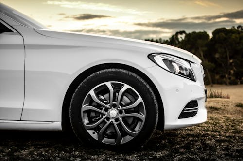 Free White Mercedes-benz Car Stock Photo