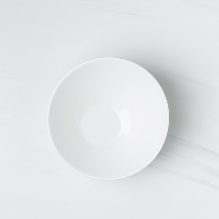 Flatlay Photography Of White Ceramic Bowl